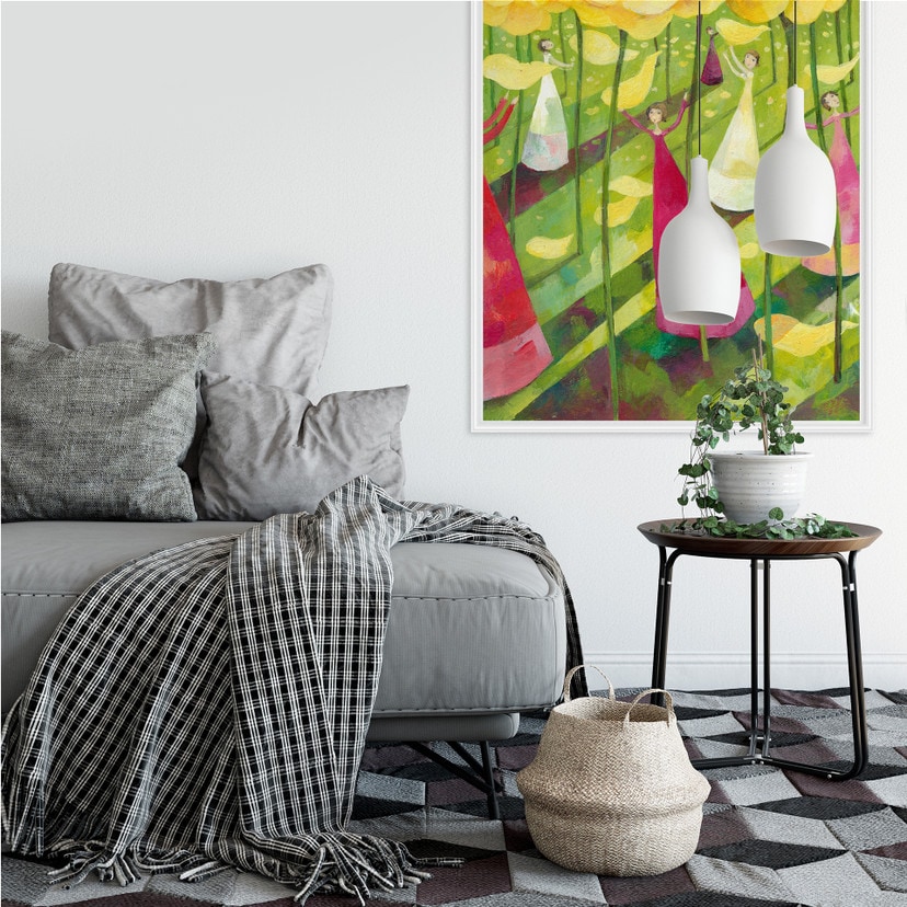 Wallprint Blanz - Blumenwiese