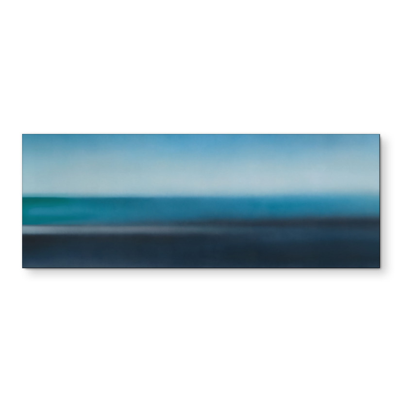 Wandbild Rotko Veil - Blauer Horizont - Sir Edward x Grigory Gladarev - Alu-Dibond Panorama