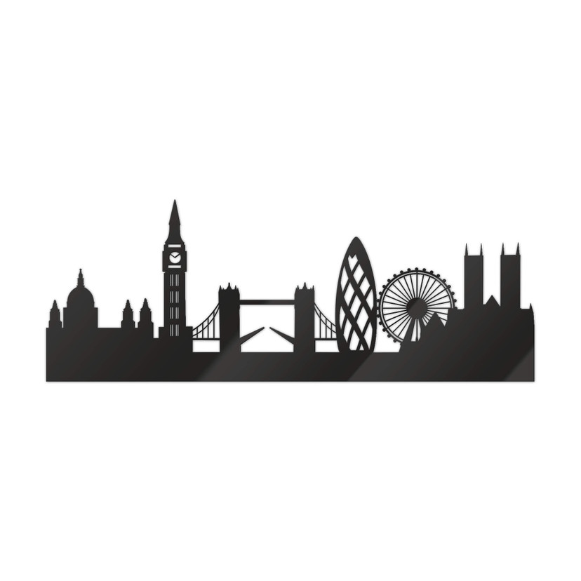 Akrylowa dekoracja panorama Londynu