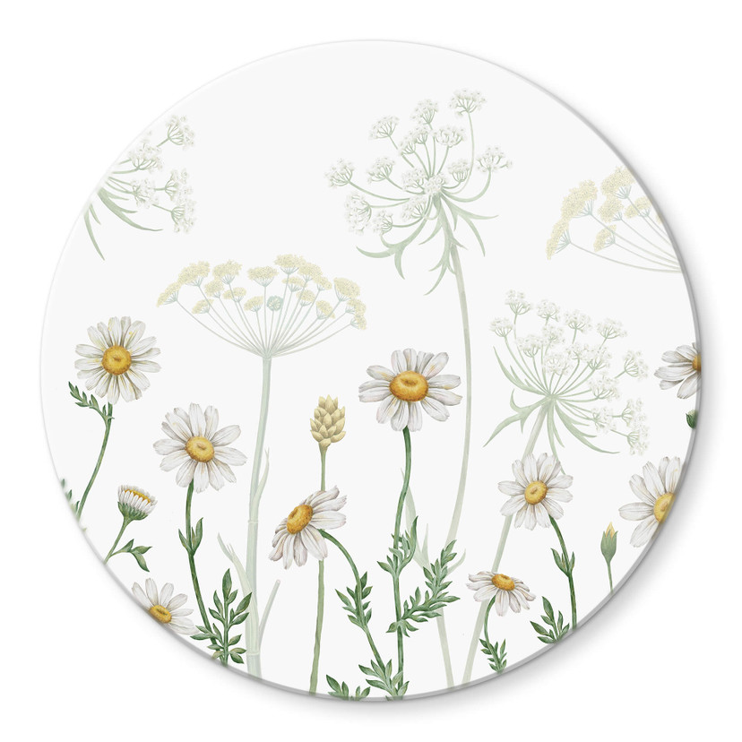 Tableau sur verre Sir Edward - Promenade printanière fleurie