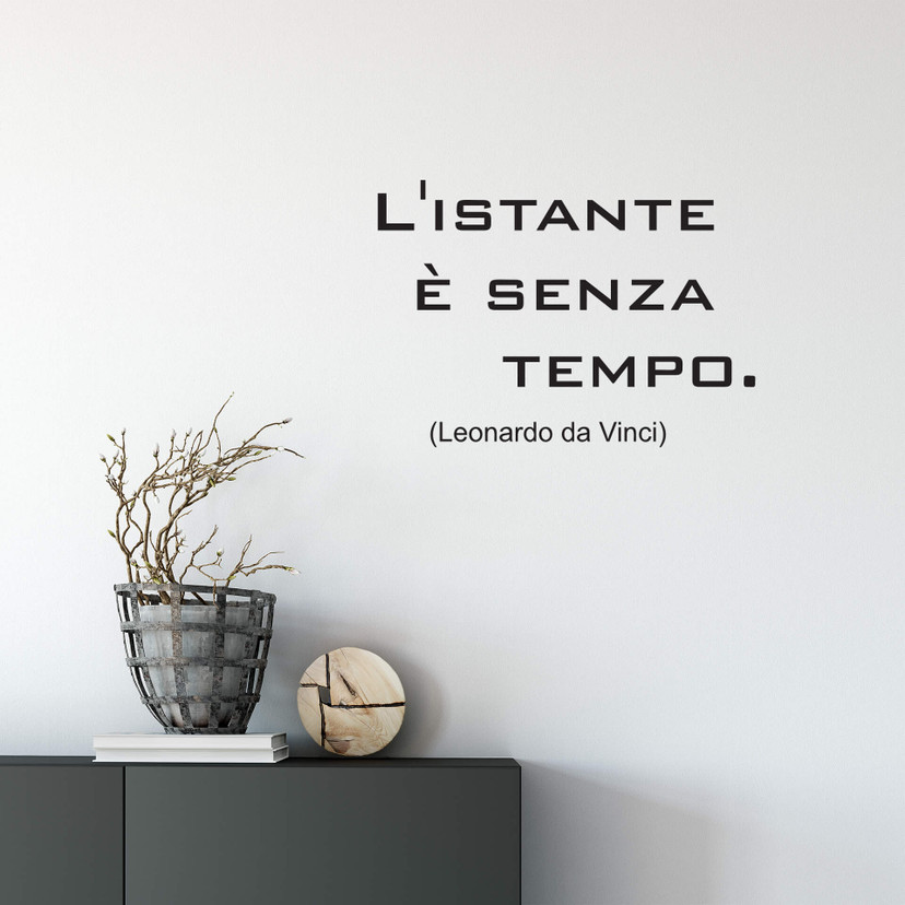 Wallsticker - L'istante è senza tempo