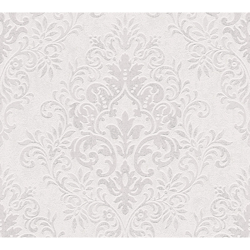 Jette barok tapet i creme og grå ornamenttapet i creme og grå ornamenttapet med non-woven bund klass