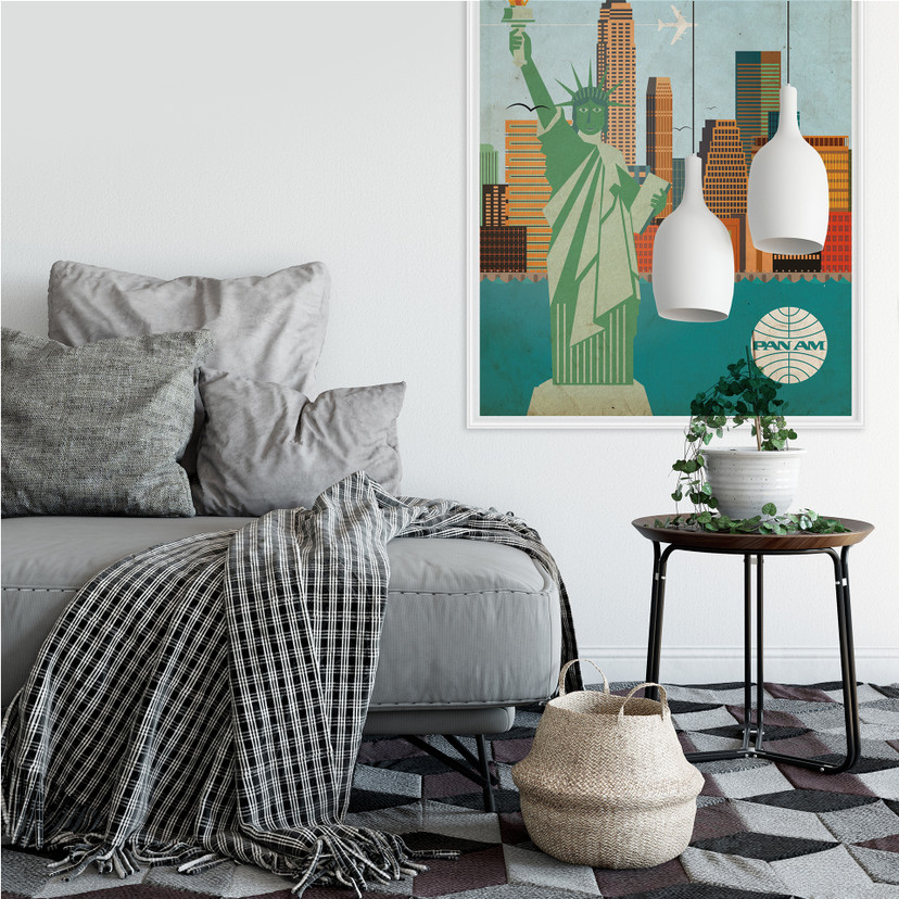 Wallprint PAN AM - Fly to New York