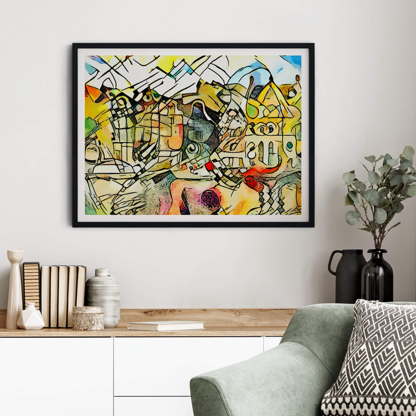 Plakat Zamart - Kandinsky spotyka Amsterdam