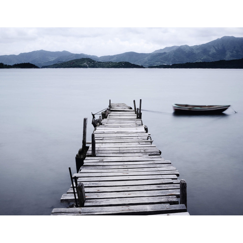 Fototapeta górskie jezioro - 336x260 cm
