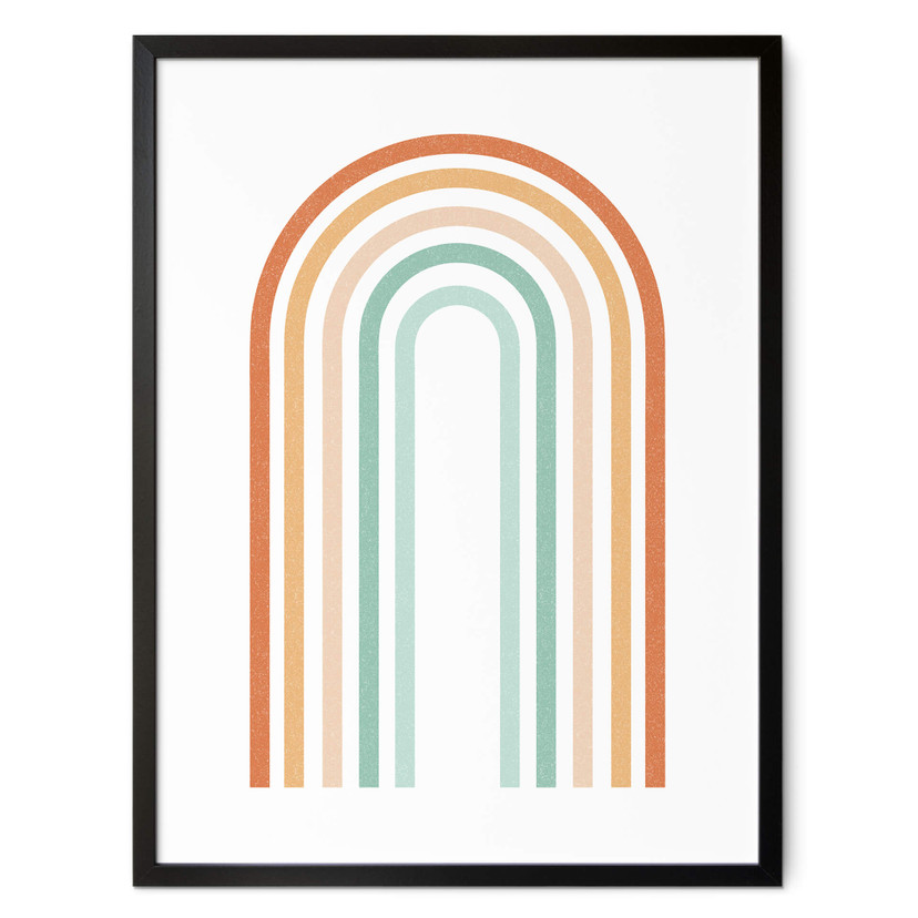 Plakat Rainbow Boho - Plakat dla dzieci