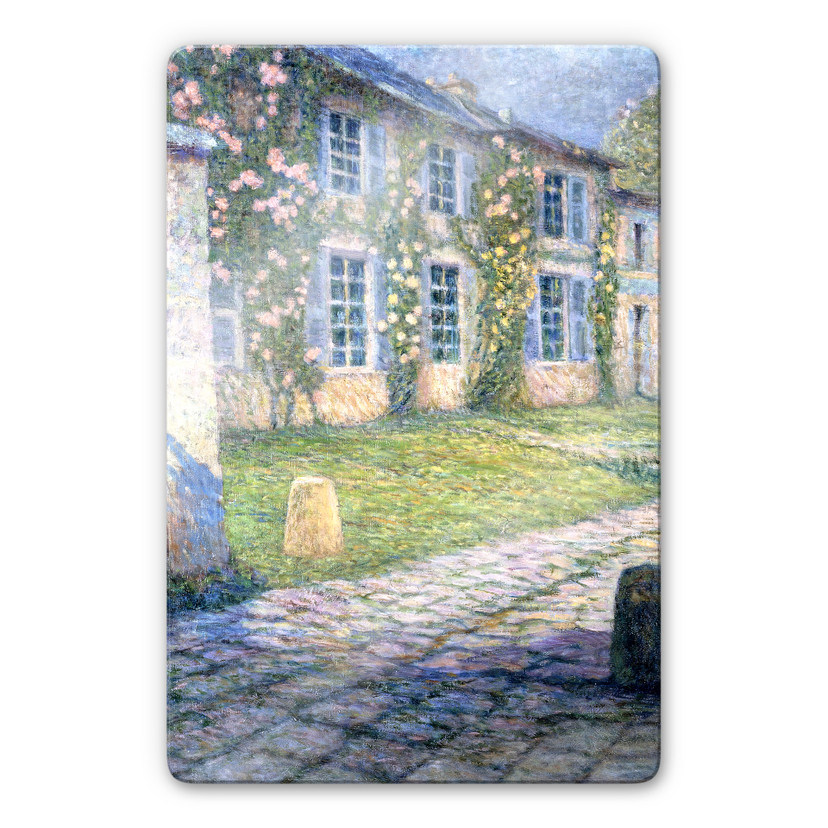 Glasbillede - Le Sidaner - Blomster Huset