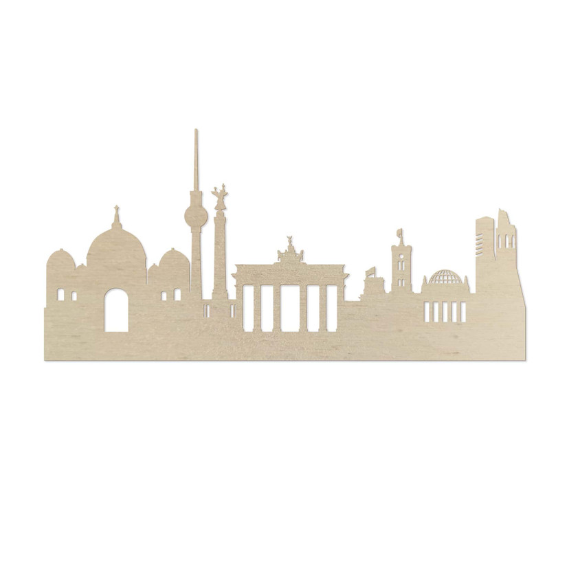 Okleina drewniana z topoli artystycznej - Skyline Berlin