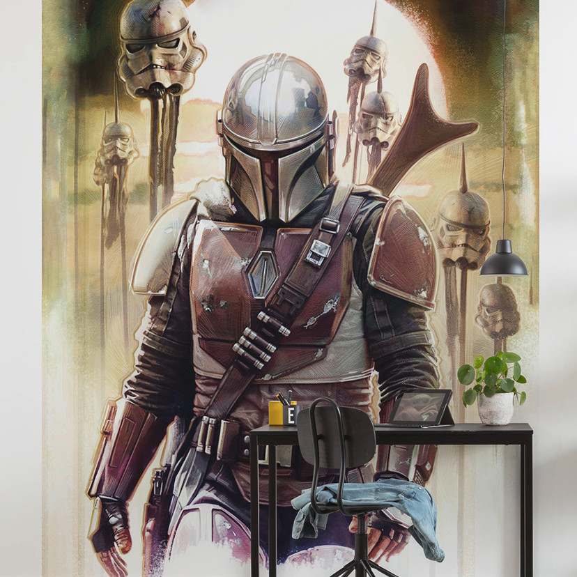 Vlies Fototapete - Star Wars The Mandalorian Big Impaler - 200 x 280 cm
