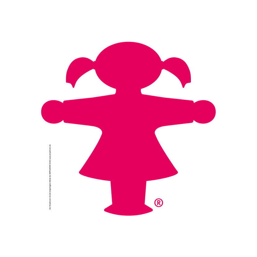 Muursticker Ampelmann - Vrouw