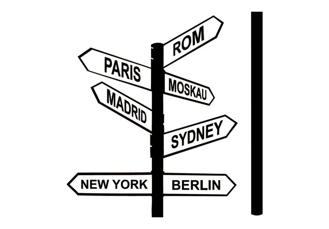 Sticker mural - Pancartes du monde