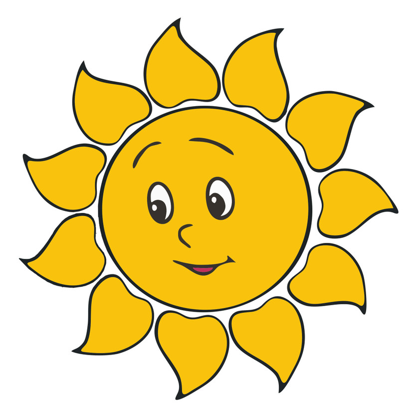Wallsticker Dejlig Sol