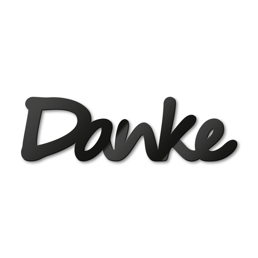 Acrylbuchstaben Danke