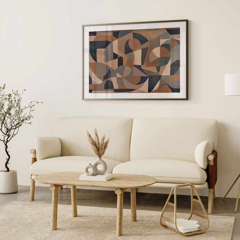Poster Silent Arch - Geometrische Bogen - Sir Edward x Grigory Gladarev