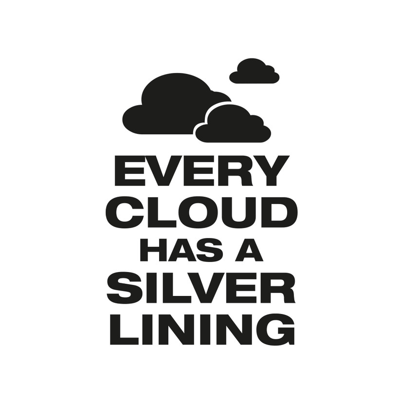 Every cloud....wallsticker