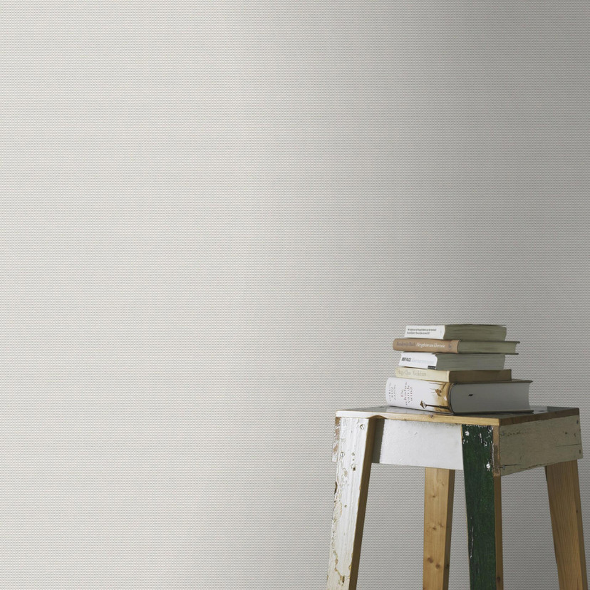 Almindeligt tapet, tekstureret non-woven tapet Bauhaus hvid