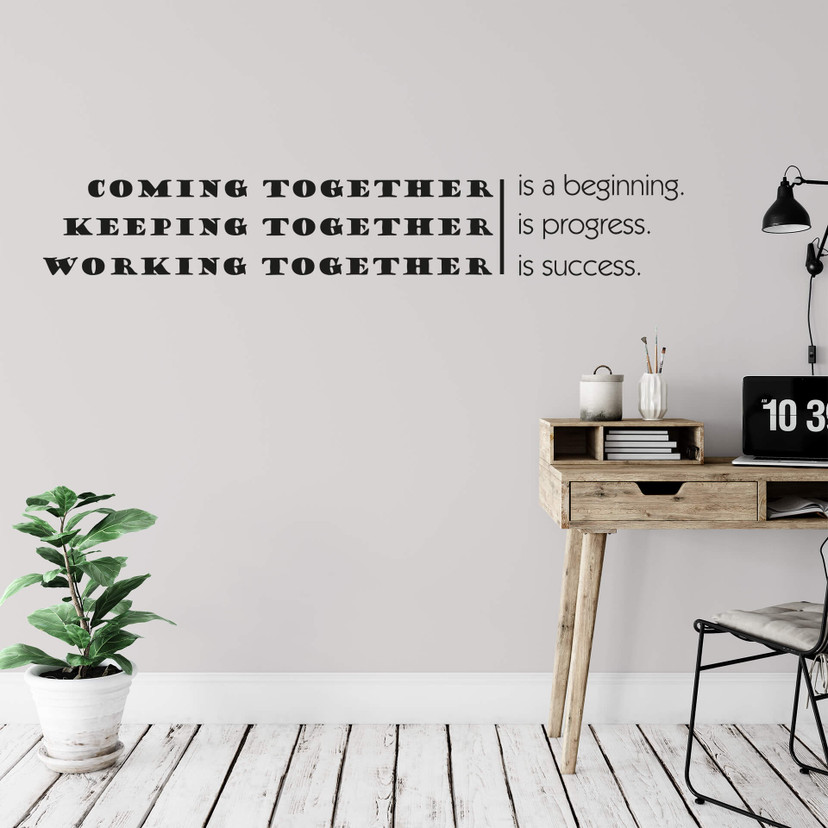 Wallsticker -  Coming together...