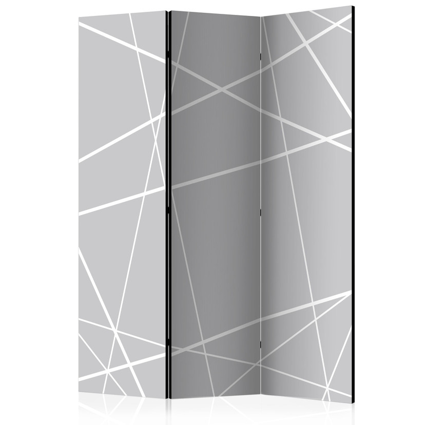 Screen room divider - Moderne edderkoppespind, 3-delt