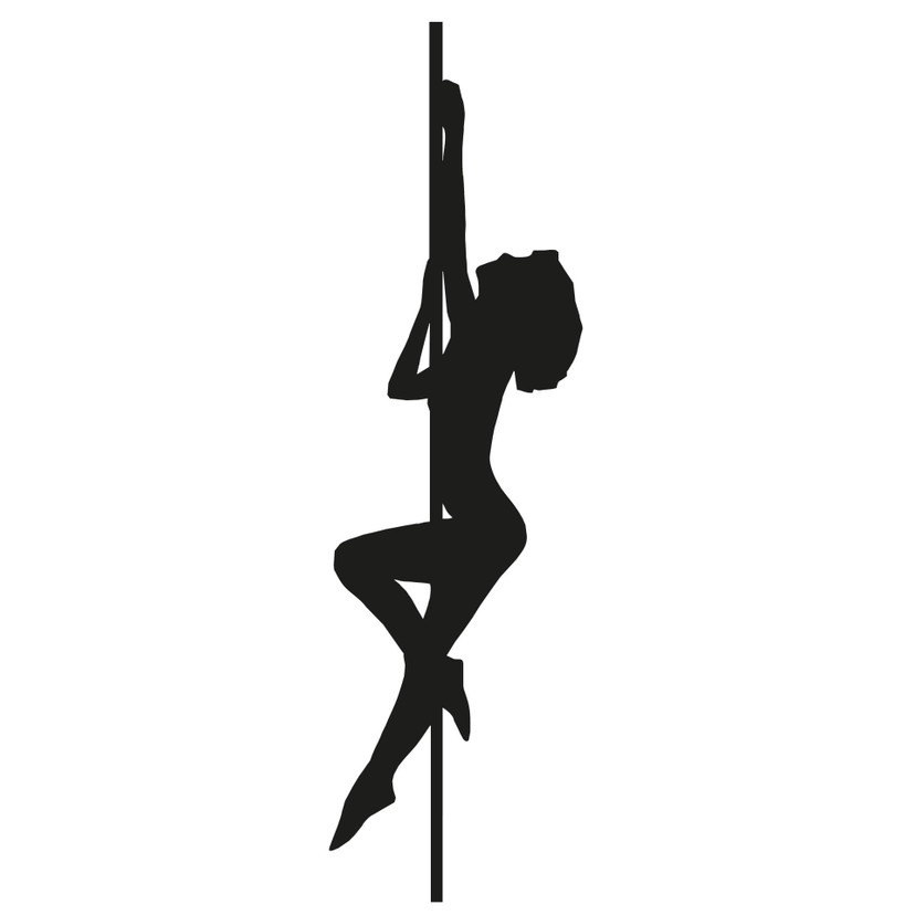 Wallsticker Dansende pige 7