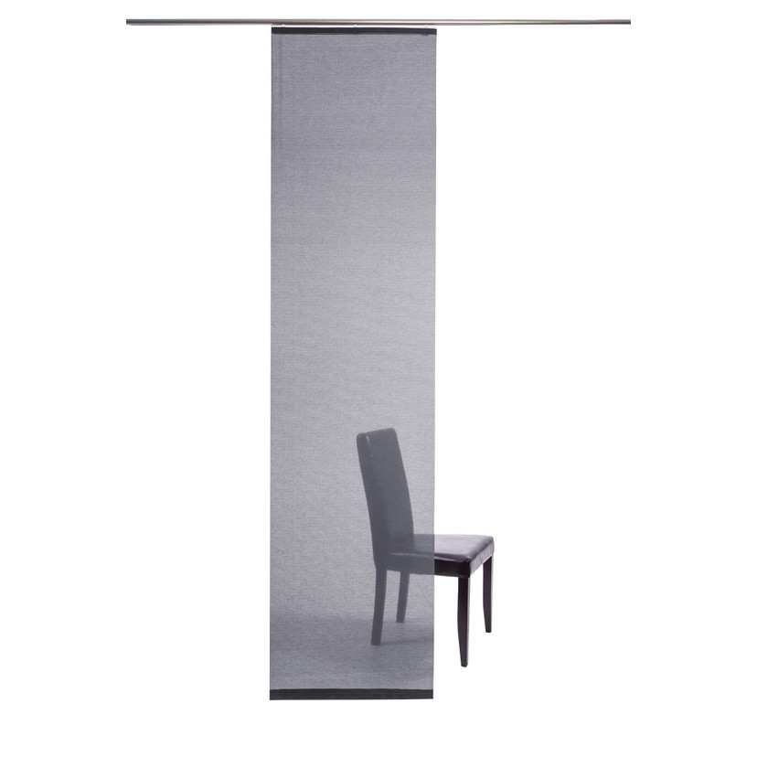 Homing Flächenvorhang Manhattan - silber