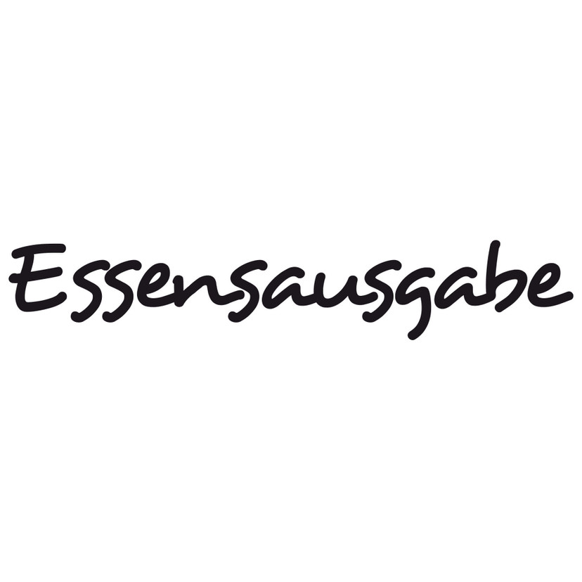 Wandtattoo Essensausgabe