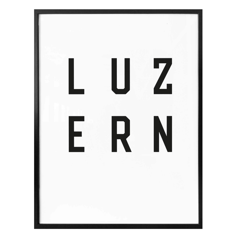 Plakat - Typografia Lucerna