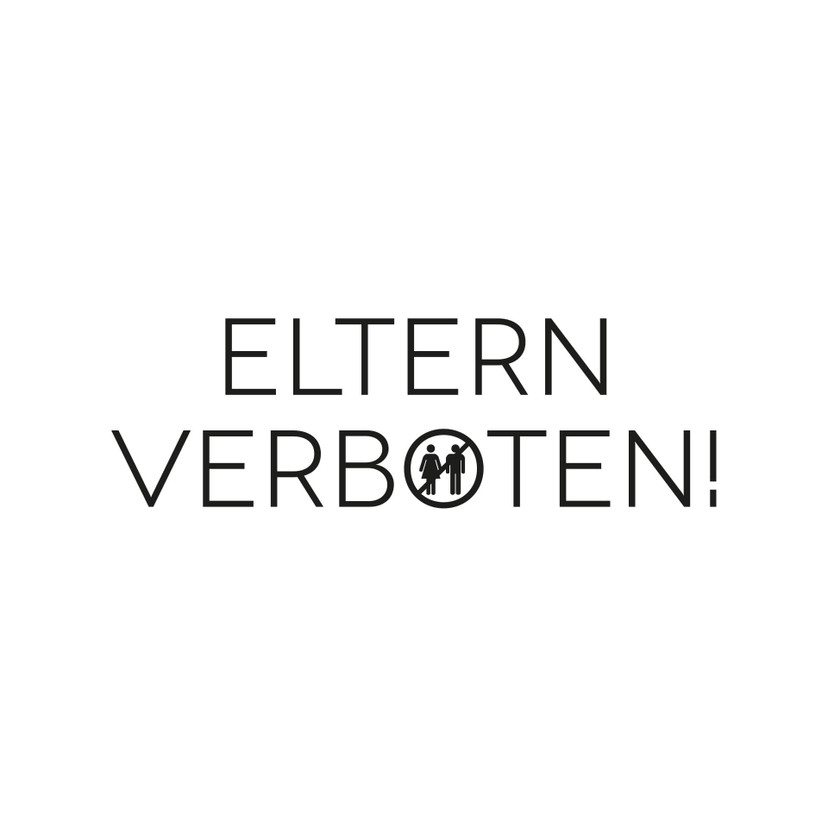 Wandtattoo Eltern verboten 1