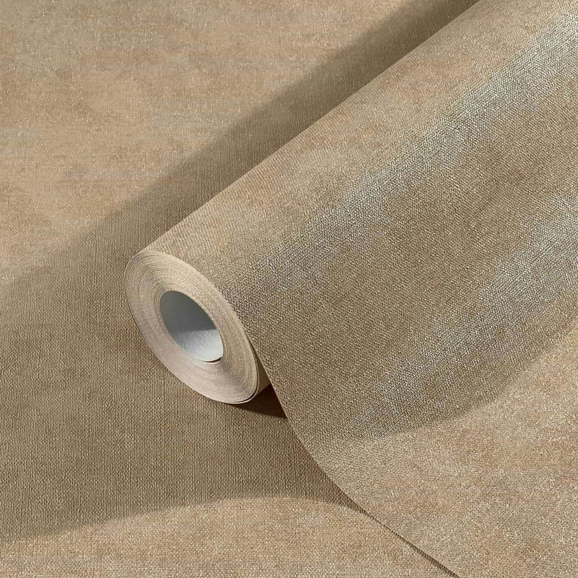Ensartet tapet, ikke-vævet vægbeklædning Nuancer beige