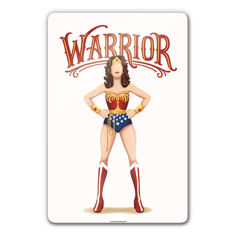 Tableau en verre Tohmé - Wonderwoman