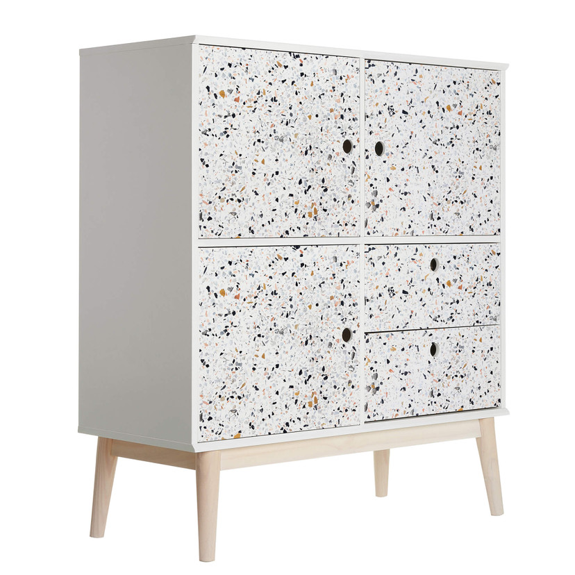 Okleiny meblowe, folia dekoracyjna - do wycierania - Terrazzo
