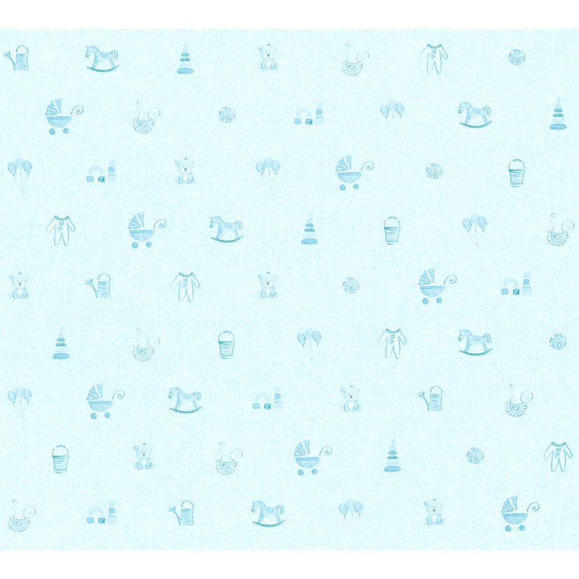 A.S. Création Vliestapete Little Stars blau