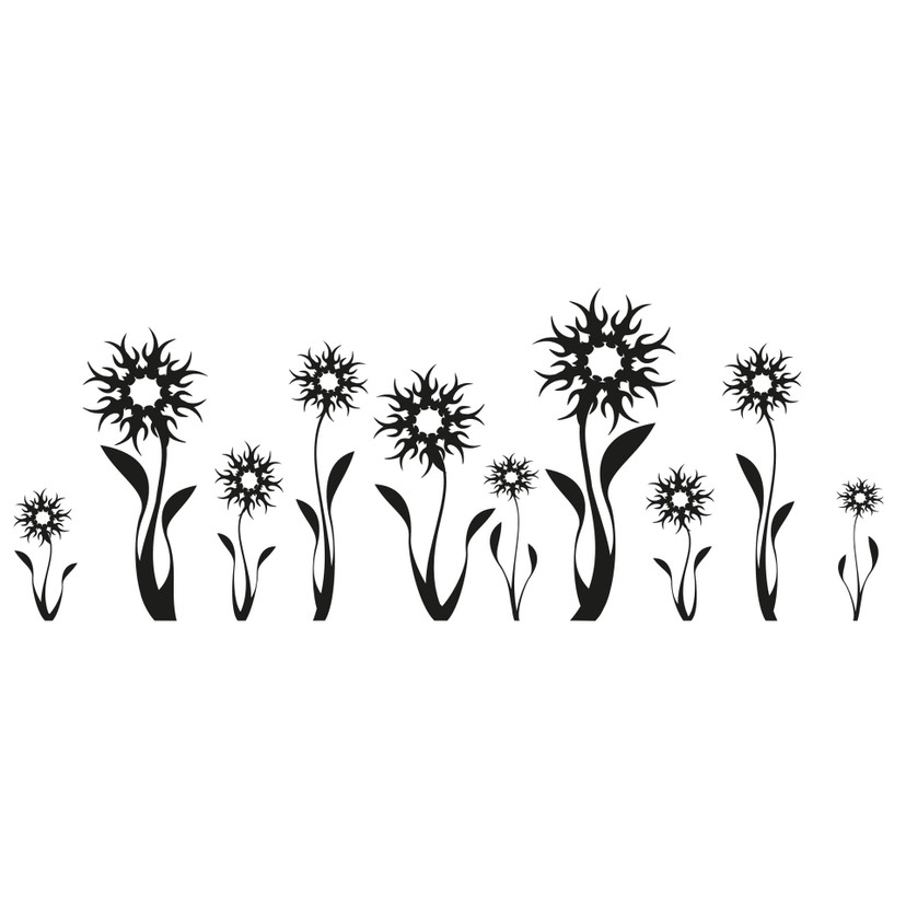 Wallsticker Flora Abstracta