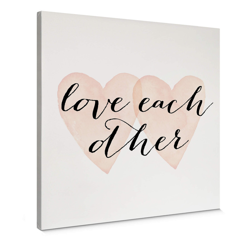 Obraz na płótnie Confetti & Cream - Love each other