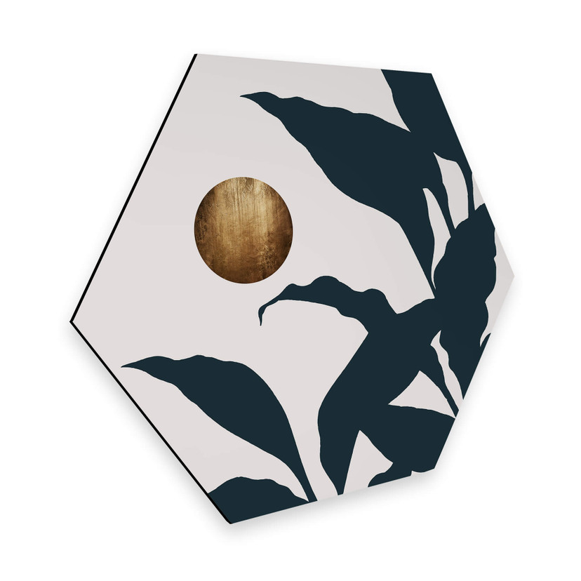 Hexagon Dibond Kubistika - Jungle