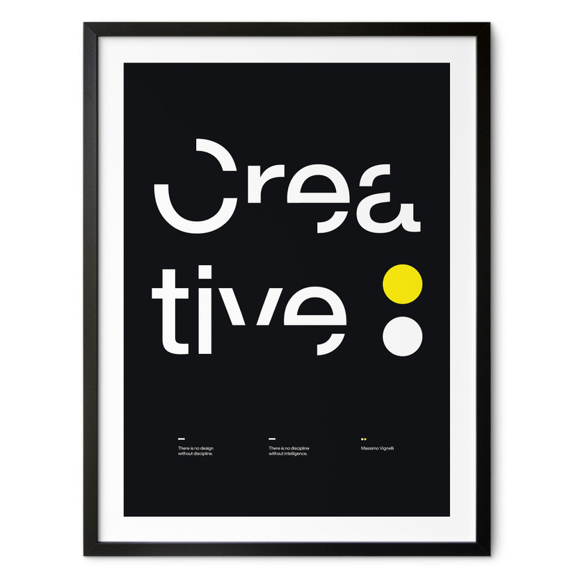 Poster Creatief Typografie Design - Sub88 Studio