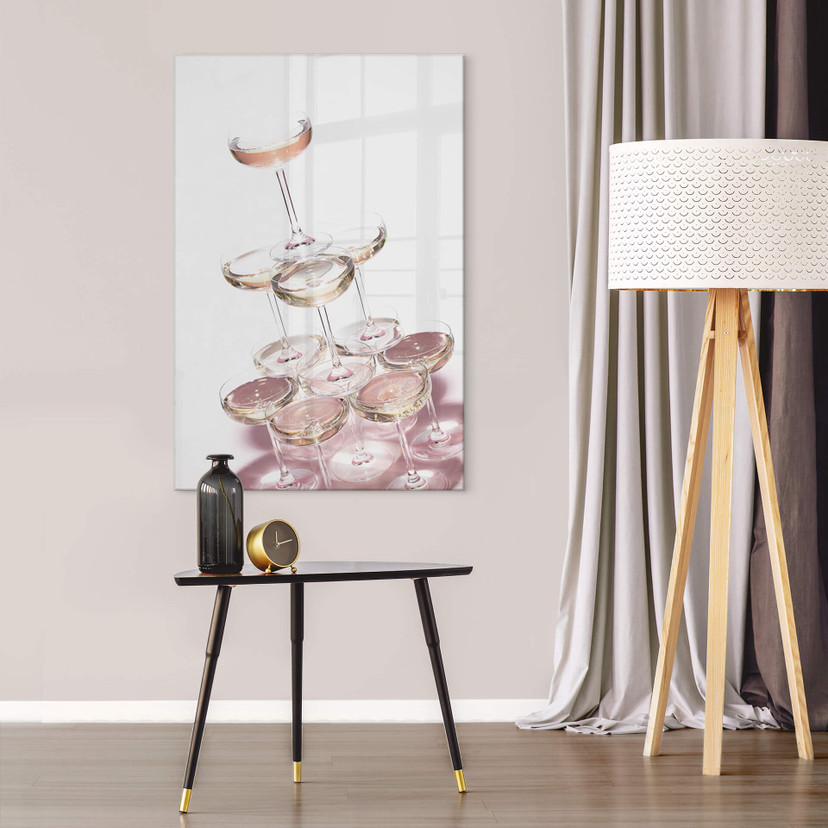 Akrylbillede 1X Studio - Champagnetårn