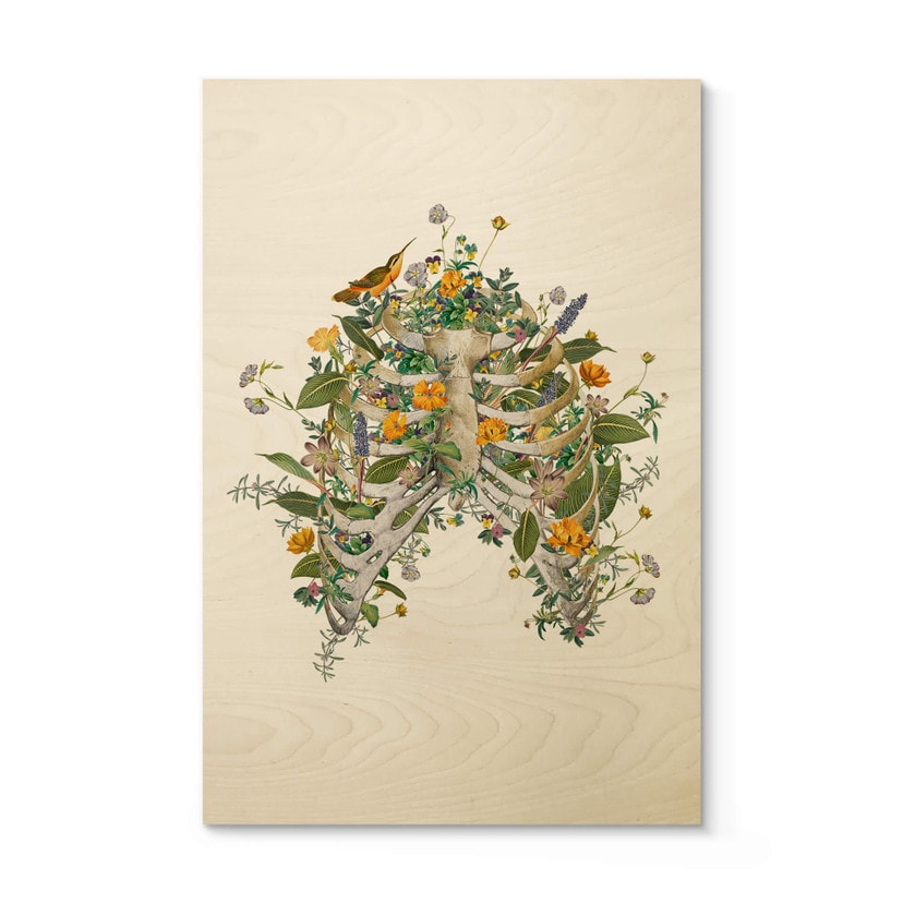 Plakat drewniany Frida Floral Studio - Thorax Floral