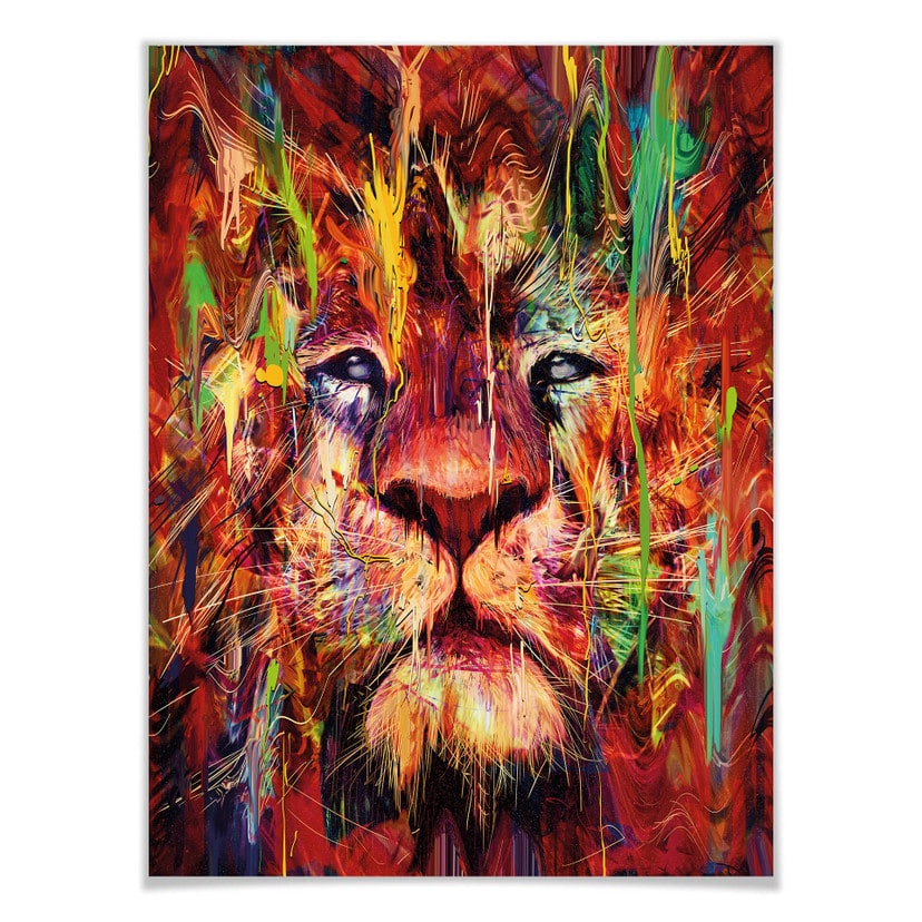 Plakat Nicebleed - Lion Red