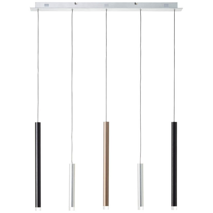 Pendelleuchte Eddy, braun, 120 x 89 cm, Metall Pendelleuchte