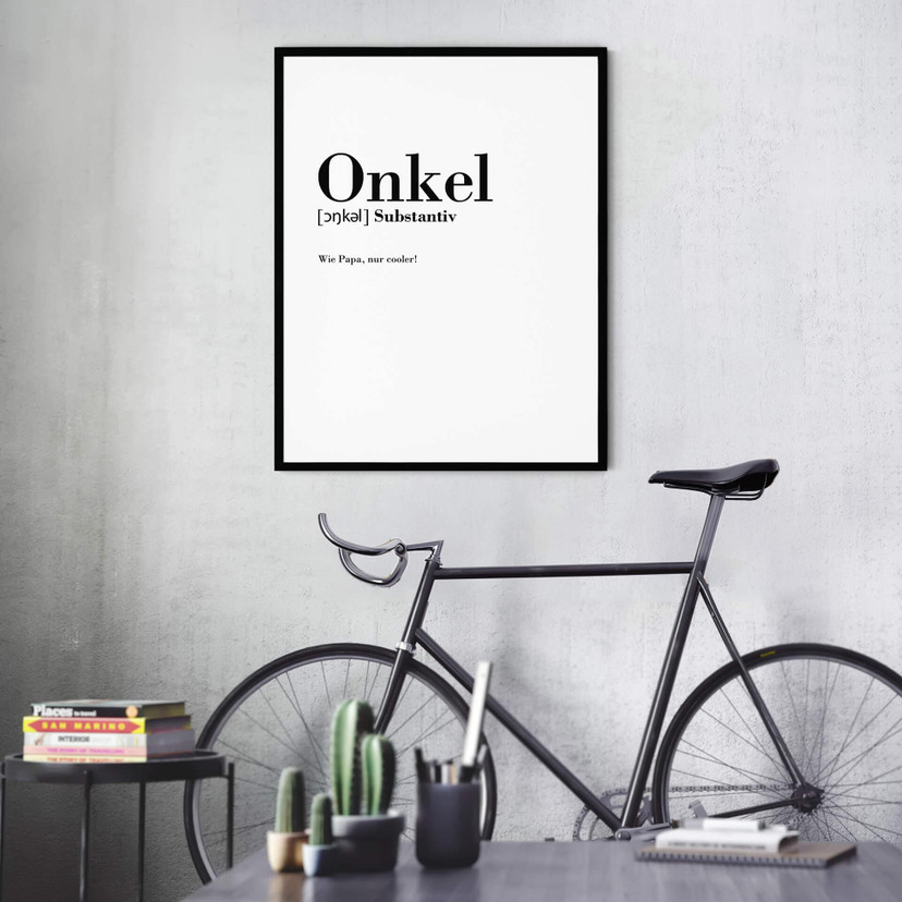 Poster Grammatik - Onkel