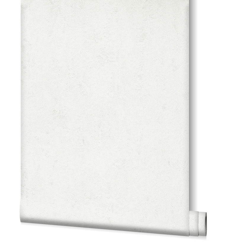 Tekstureret tapet, non-woven hvid