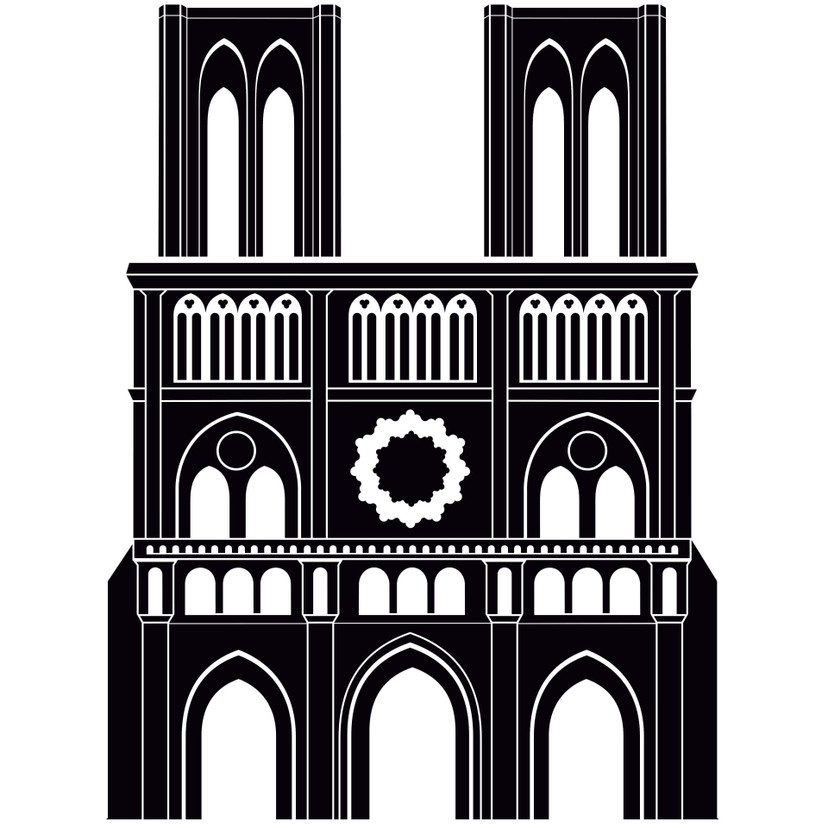 Sticker mural - Cathédrale Notre Dame de Paris