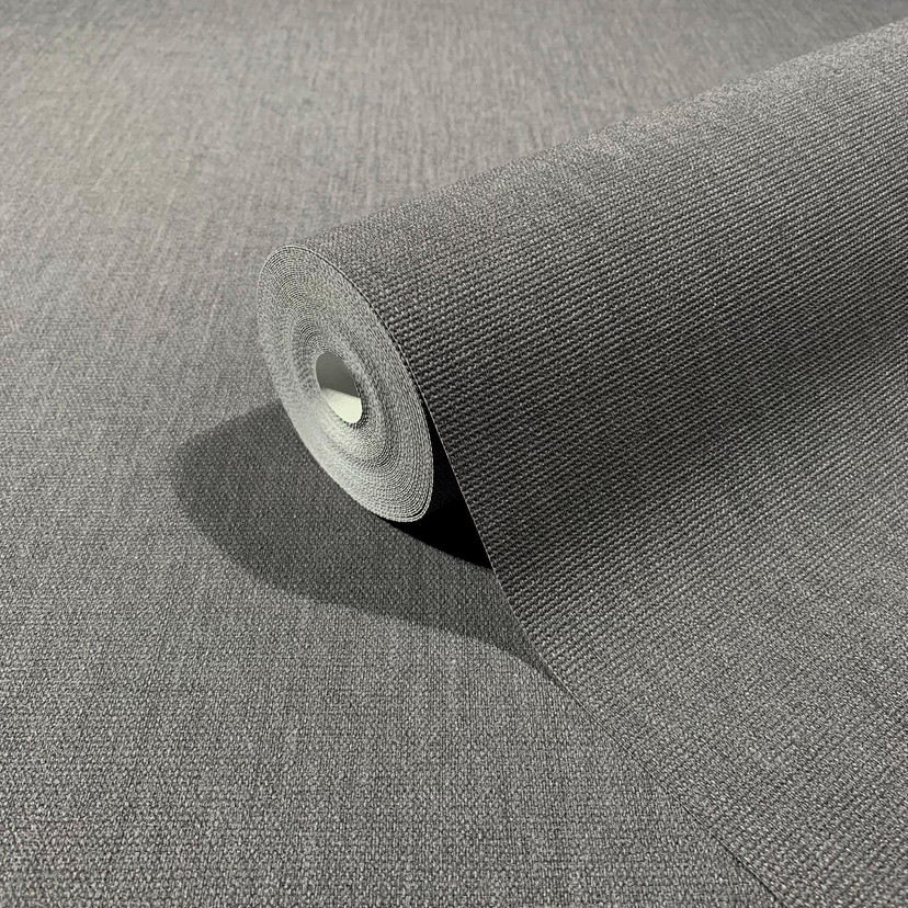 non-woven tapet grå sletter til stue soveværelse tapet marburg