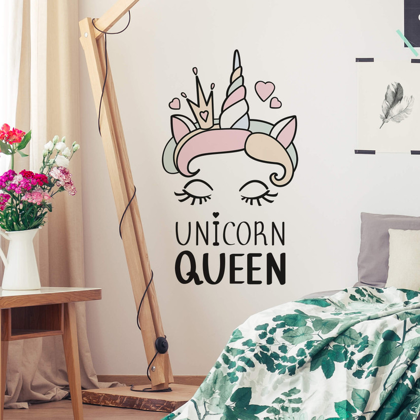 Sticker mural Kvilis - Unicorn Queen