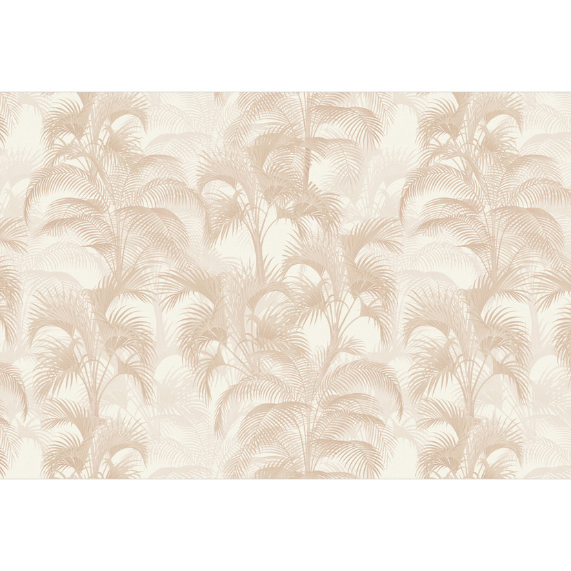 Palmy w beżowej dżungli - Fototapeta z palmami - Bloomery Decor