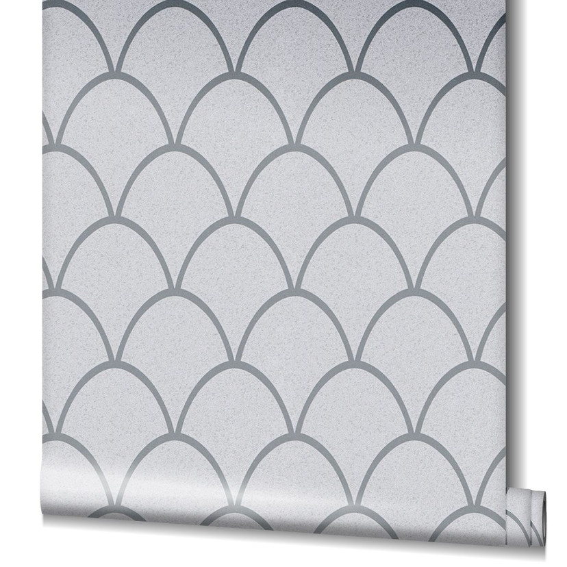 SCHÖNER-WOHNEN non-woven tapet, grafisk tapet grå