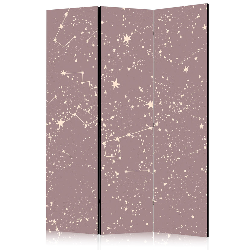 Paravent, Raumteiler freistehend, Trennwand - Night Sky: Artistic Constellations