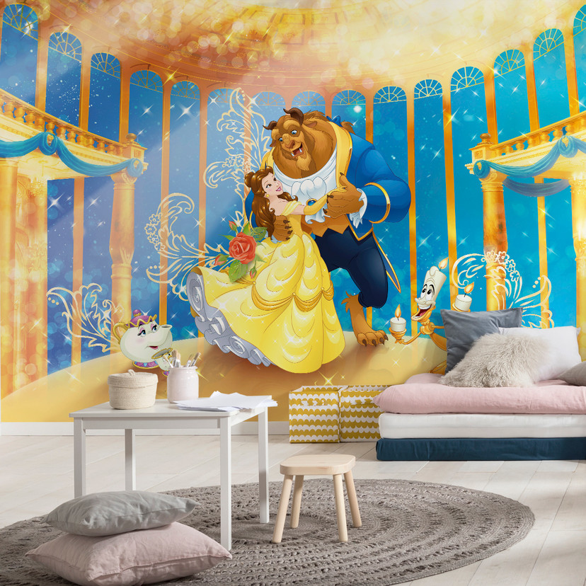 Fotobehang Beauty and the Beast
