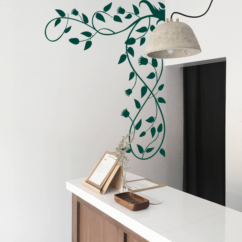 Wallsticker - Klatrende Plante