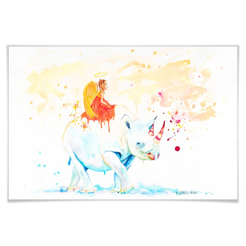 Poster - Buttafly - Black Rhino